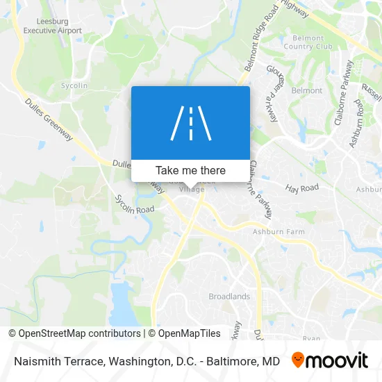 Naismith Terrace map