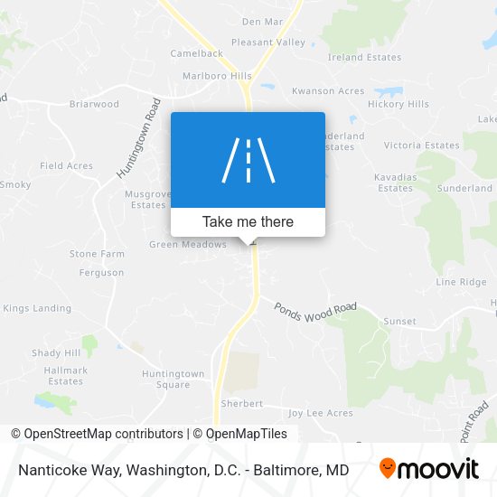 Mapa de Nanticoke Way