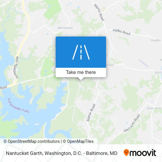 Mapa de Nantucket Garth