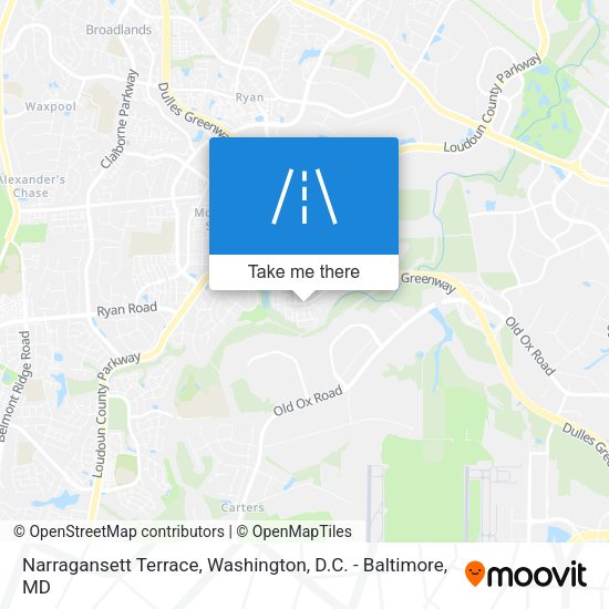 Narragansett Terrace map