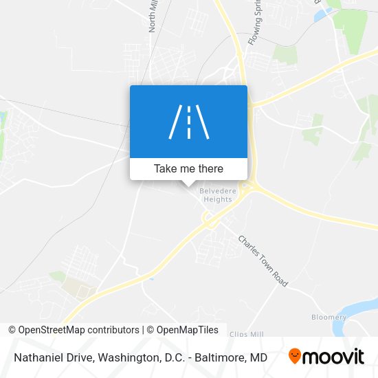 Mapa de Nathaniel Drive