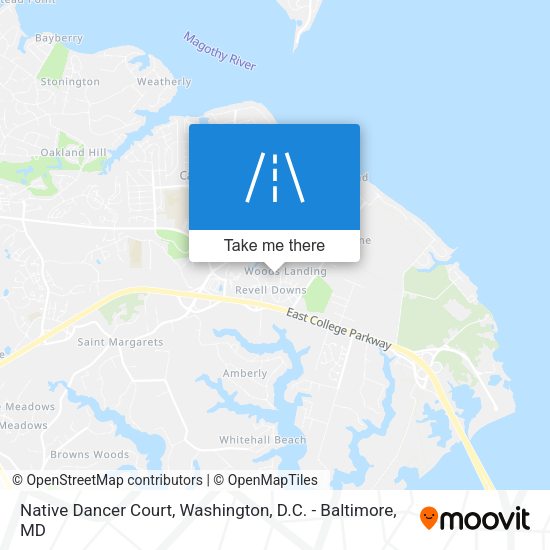 Mapa de Native Dancer Court