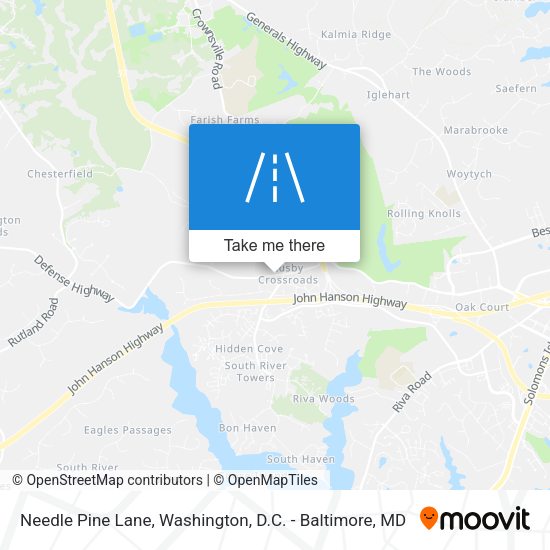 Needle Pine Lane map