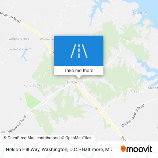 Nelson Hill Way map