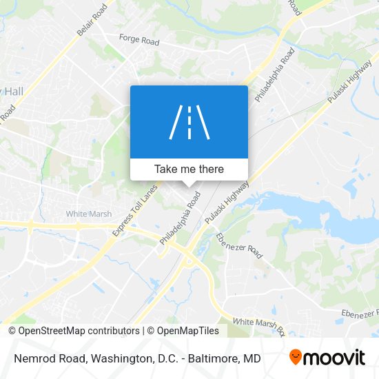 Mapa de Nemrod Road