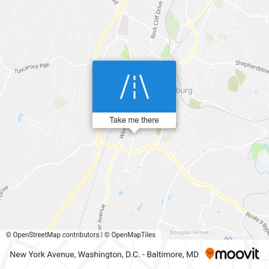 New York Avenue map