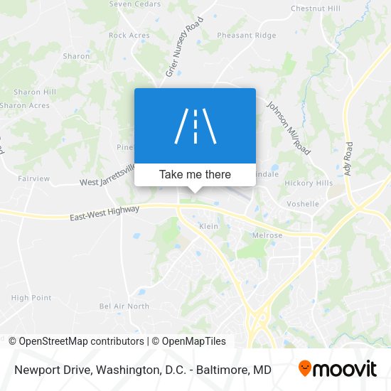 Mapa de Newport Drive