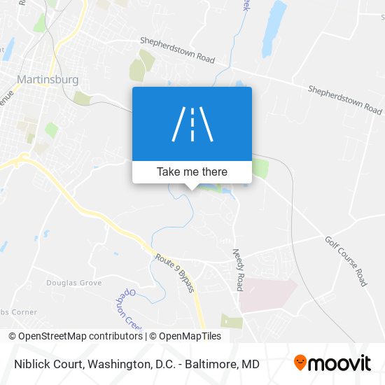 Niblick Court map