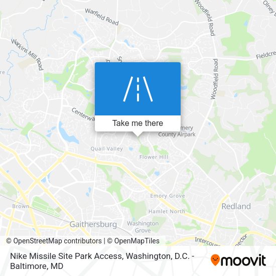 Mapa de Nike Missile Site Park Access