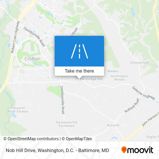 Nob Hill Drive map