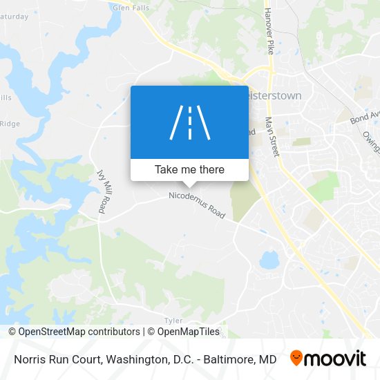 Norris Run Court map