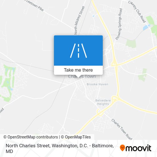 Mapa de North Charles Street