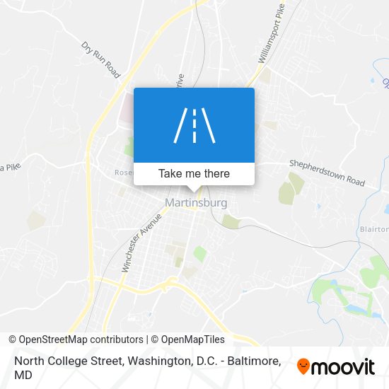 Mapa de North College Street