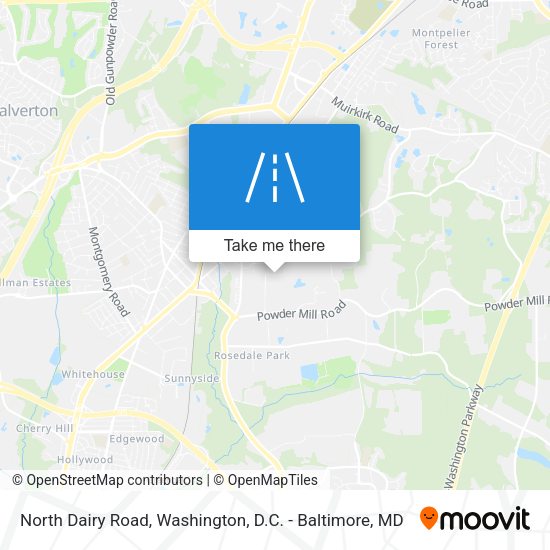 North Dairy Road map