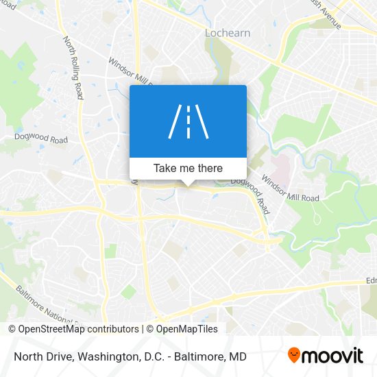 North Drive map