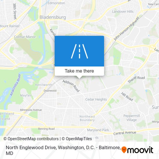 North Englewood Drive map