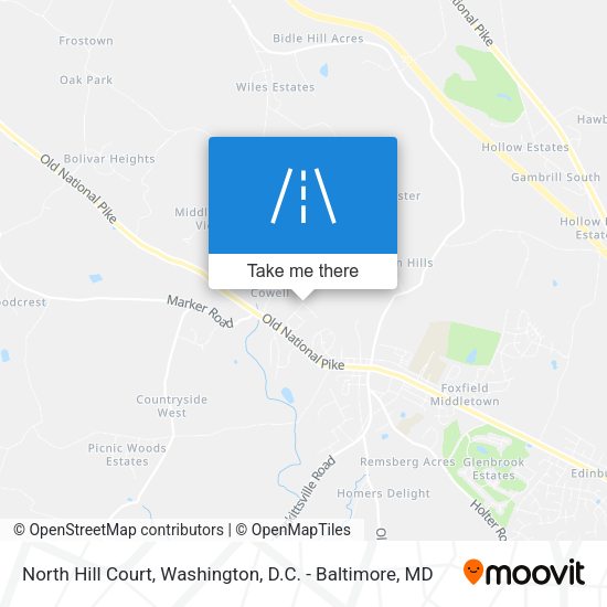 Mapa de North Hill Court
