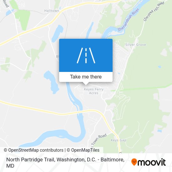 North Partridge Trail map