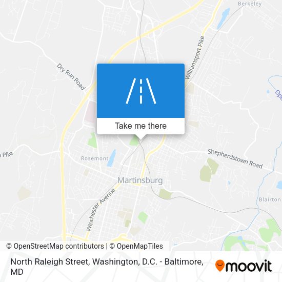 North Raleigh Street map