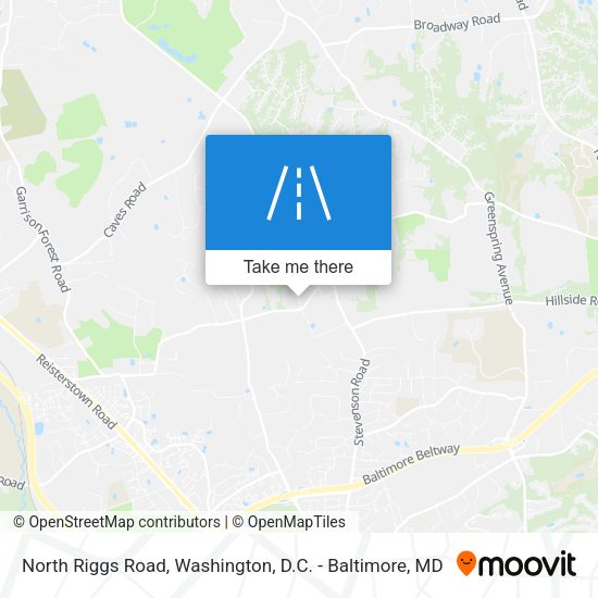 Mapa de North Riggs Road