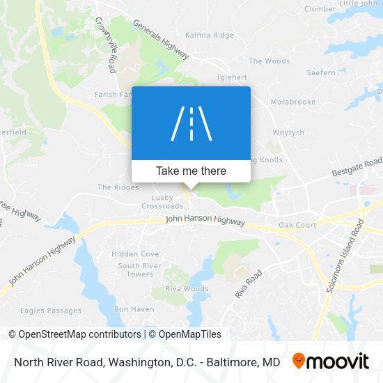 North River Road map