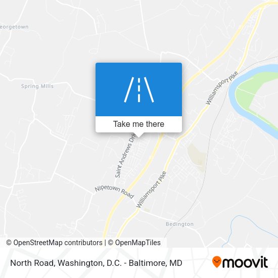 Mapa de North Road