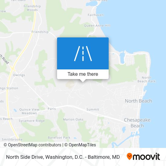 North Side Drive map