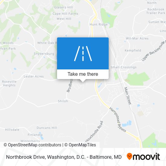 Northbrook Drive map