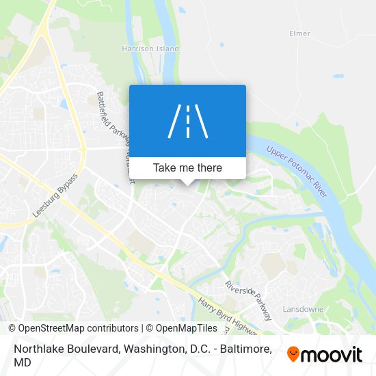 Mapa de Northlake Boulevard