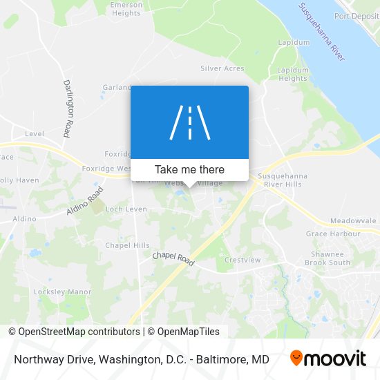 Northway Drive map