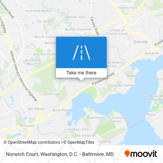 Mapa de Norwich Court