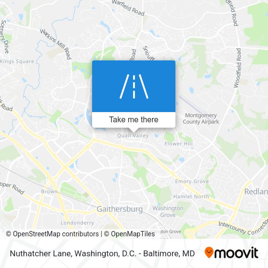 Nuthatcher Lane map