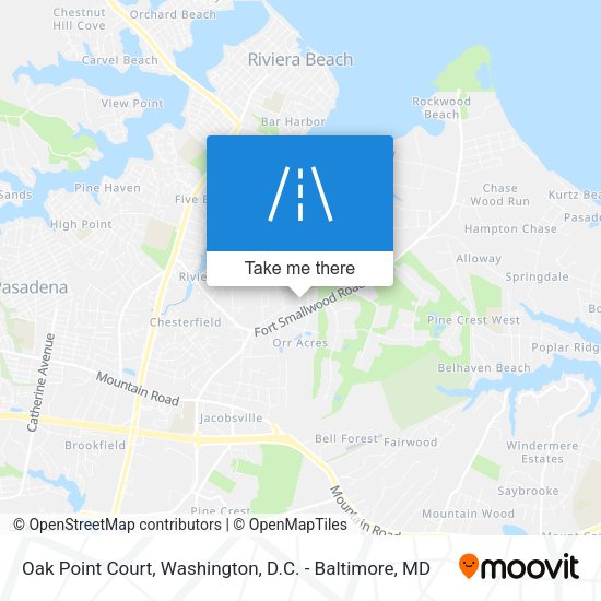 Mapa de Oak Point Court
