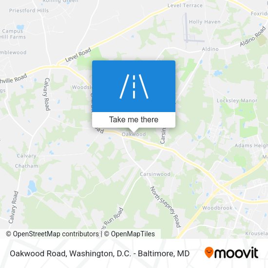 Oakwood Road map