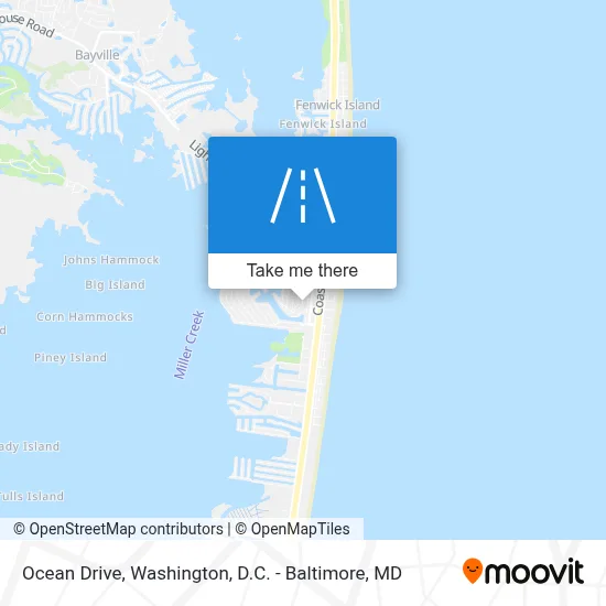 Ocean Drive map