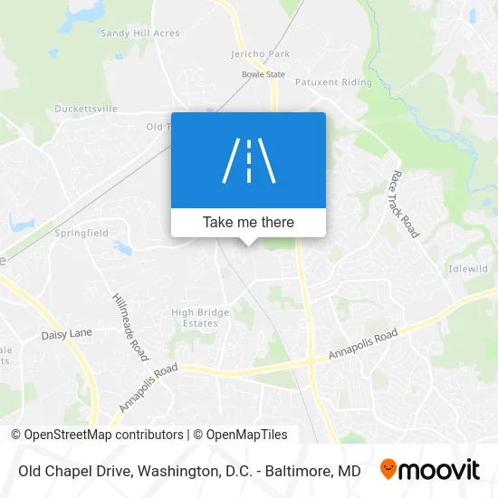 Old Chapel Drive map