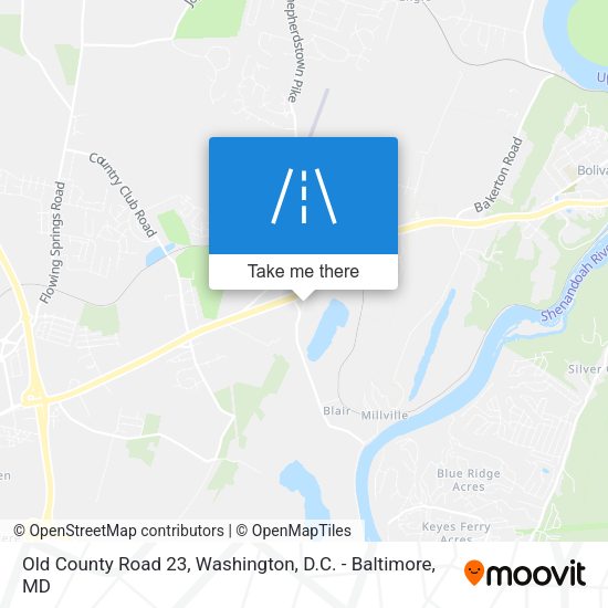 Mapa de Old County Road 23