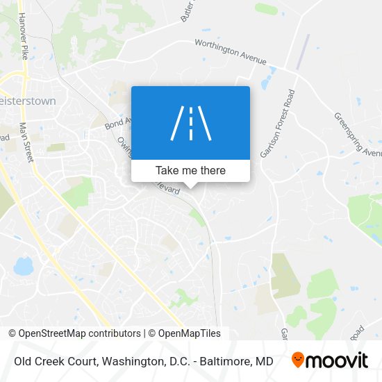 Old Creek Court map