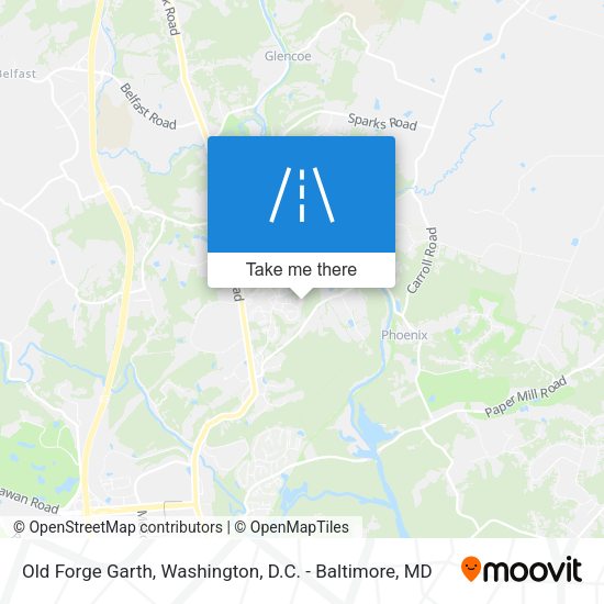 Mapa de Old Forge Garth