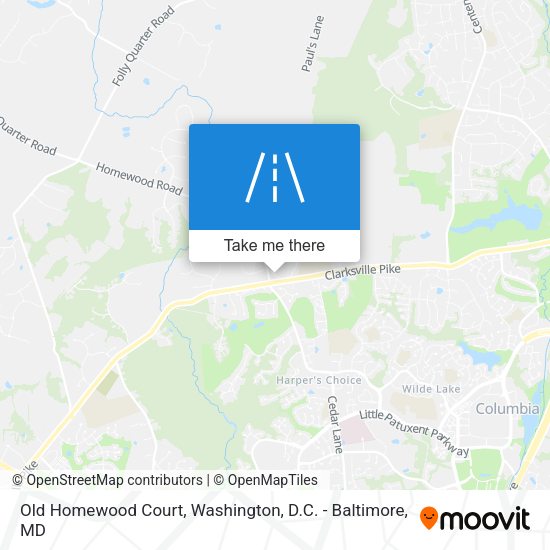 Mapa de Old Homewood Court
