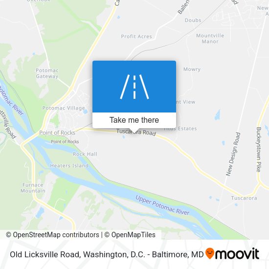 Mapa de Old Licksville Road