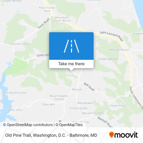 Old Pine Trail map