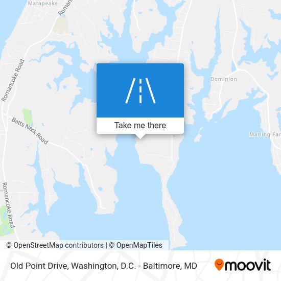 Mapa de Old Point Drive