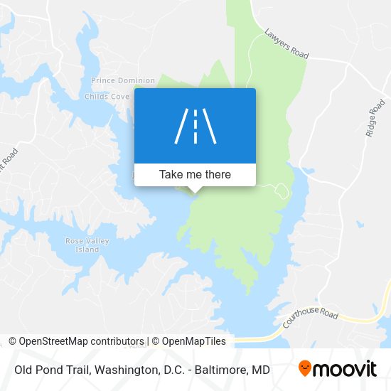 ¿Cómo llegar a Old Pond Trail, Washington, D.C. - Baltimore, MD en ...