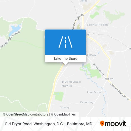 Mapa de Old Pryor Road