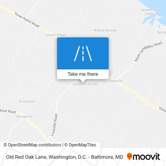 Mapa de Old Red Oak Lane