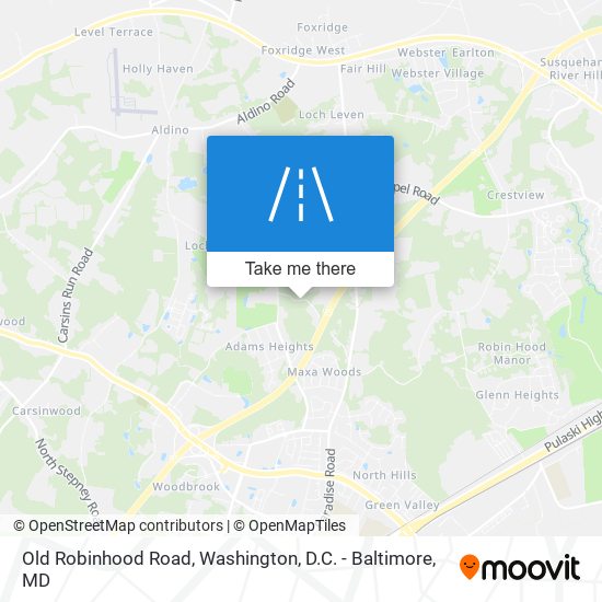 Old Robinhood Road map