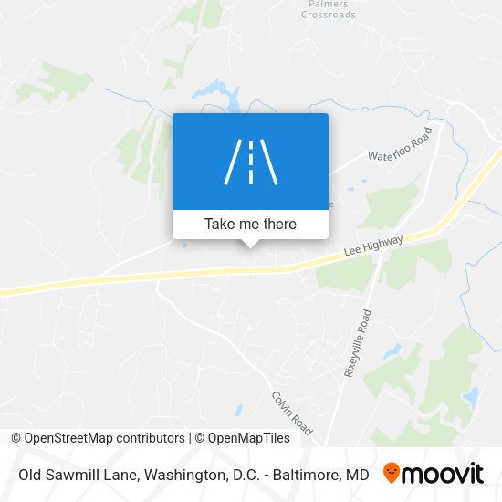 Old Sawmill Lane map