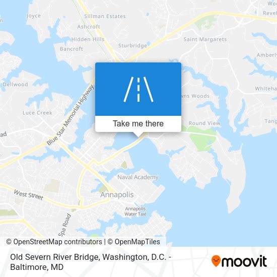 Old Severn River Bridge map