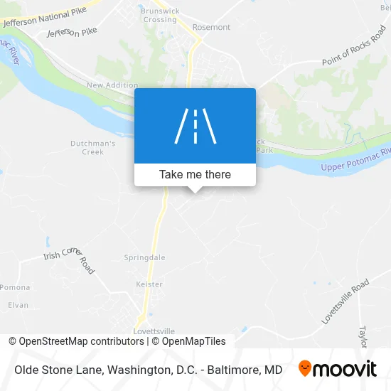 Olde Stone Lane map
